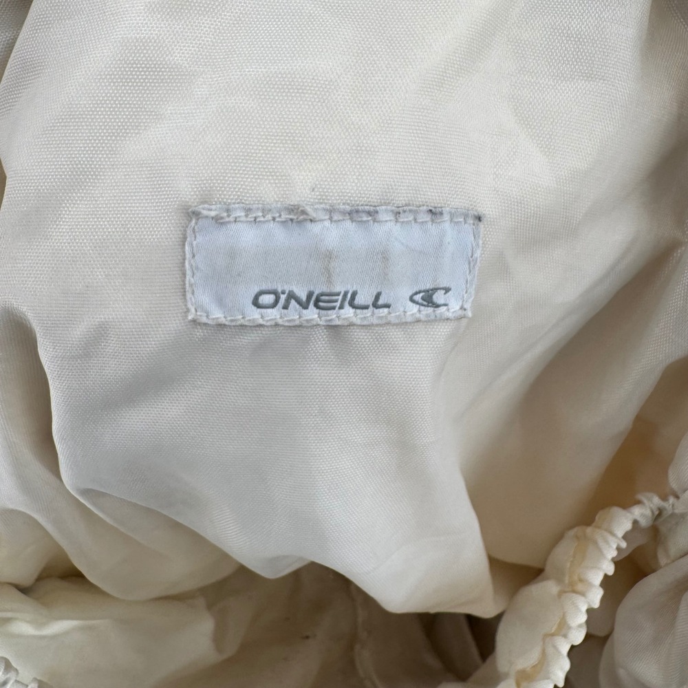 ONeill Floral Canvas Backpack Beige & Orange Boho Hippie Travel School Book Bag - Picture 8 of 11